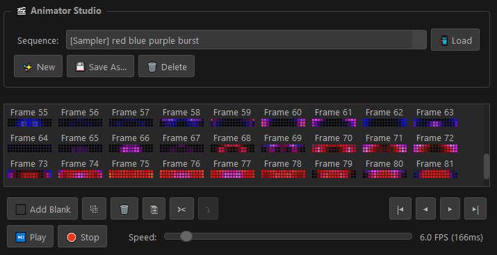 Animator Studio interface