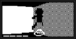 Mockup of LazyDOOM gameplay on Akai Fire OLED